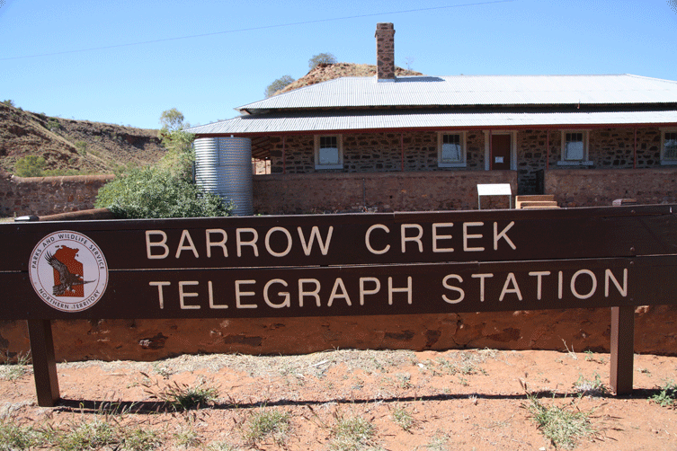  
<title>Barrow Creek pub and Telegragph Station historic site</title>