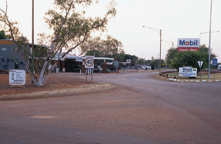 Elliott town on the Stuart Highway NT